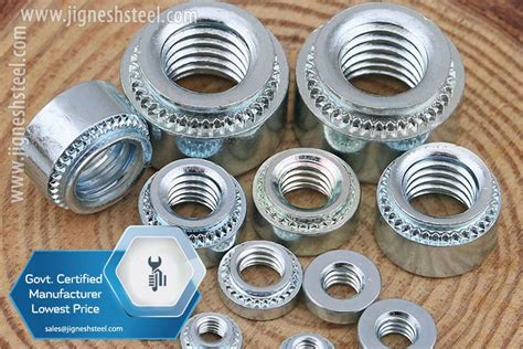 sheet metal clinch nuts|what are self clinching fasteners.